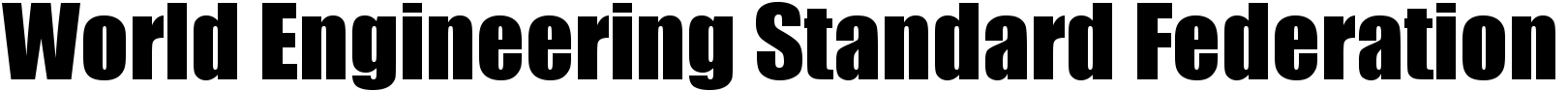 Introduction-World Engineering Standard Federation